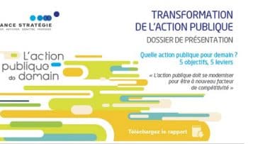 Quelle action publique pour demain ? 5 objectifs, 5 leviers