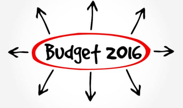 La partie "ressources" du projet de budget 2016