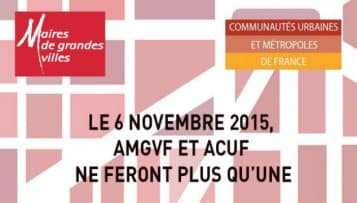 Deux associations d'élus du monde urbain annoncent leur fusion