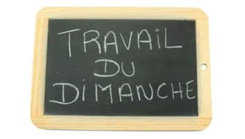 Le travail dominical dans les secteurs public et privé