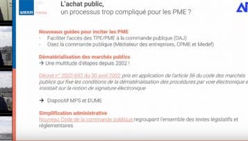Marchés publics : l’ouverture aux PME ? Bilan 2019 et perspectives 2020