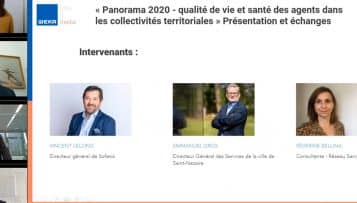 « Panorama 2020 - Qualité de vie et santé des agents dans les collectivités territoriales » présentation et échanges