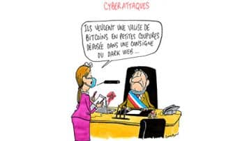 Le dessin du mois : Cyberattaques