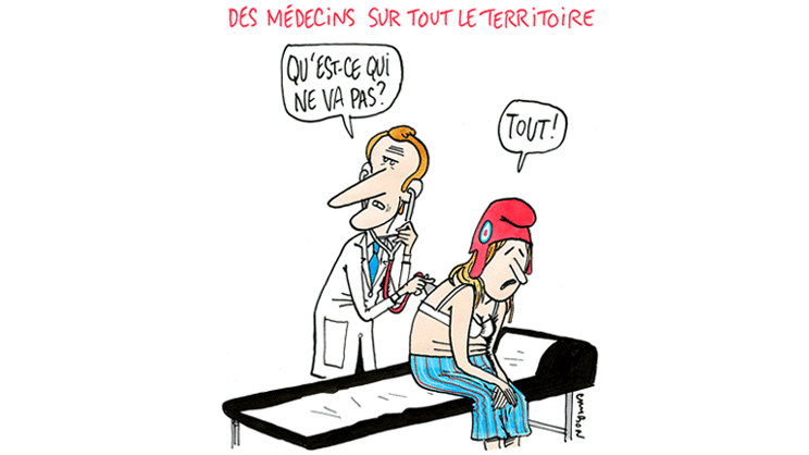 Le dessin du mois : des médecins sur tout le territoire