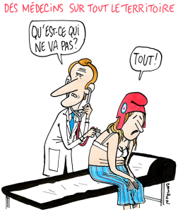 Le dessin du mois : des médecins sur tout le territoire