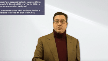 [ép. 171] L'essentiel de l'actualité juridique durant la trêve des confiseurs