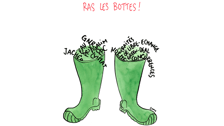 Le dessin du mois : Ras les bottes
