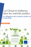 Loi Climat et résilience dans les marchés publics : les obligations des acheteurs publics au 21 août 2026