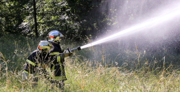Une forêt-école, laboratoire de la formation pour tous contre les incendies
