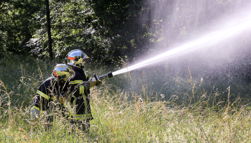 Une forêt-école, laboratoire de la formation pour tous contre les incendies
